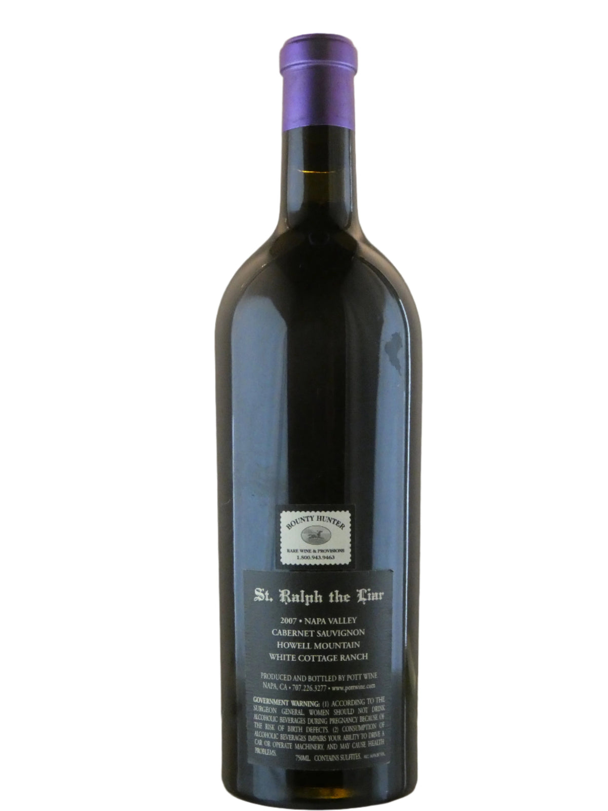 Pott St Ralph The Liar Howell Mountain Cabernet Sauvignon - 2007 (750ml)