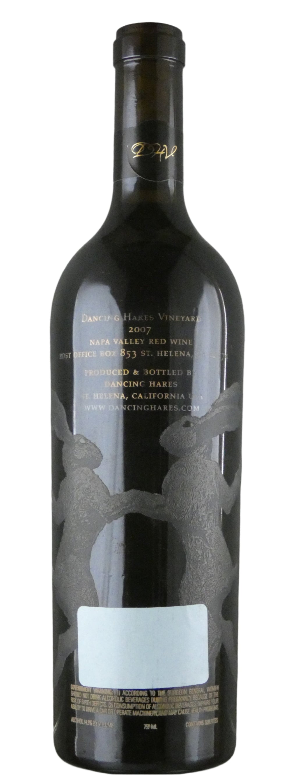 Tuck Beckstoffer Dancing Hares Vineyard Napa Valley Red Bordeaux Blend - 2007 (750ml)