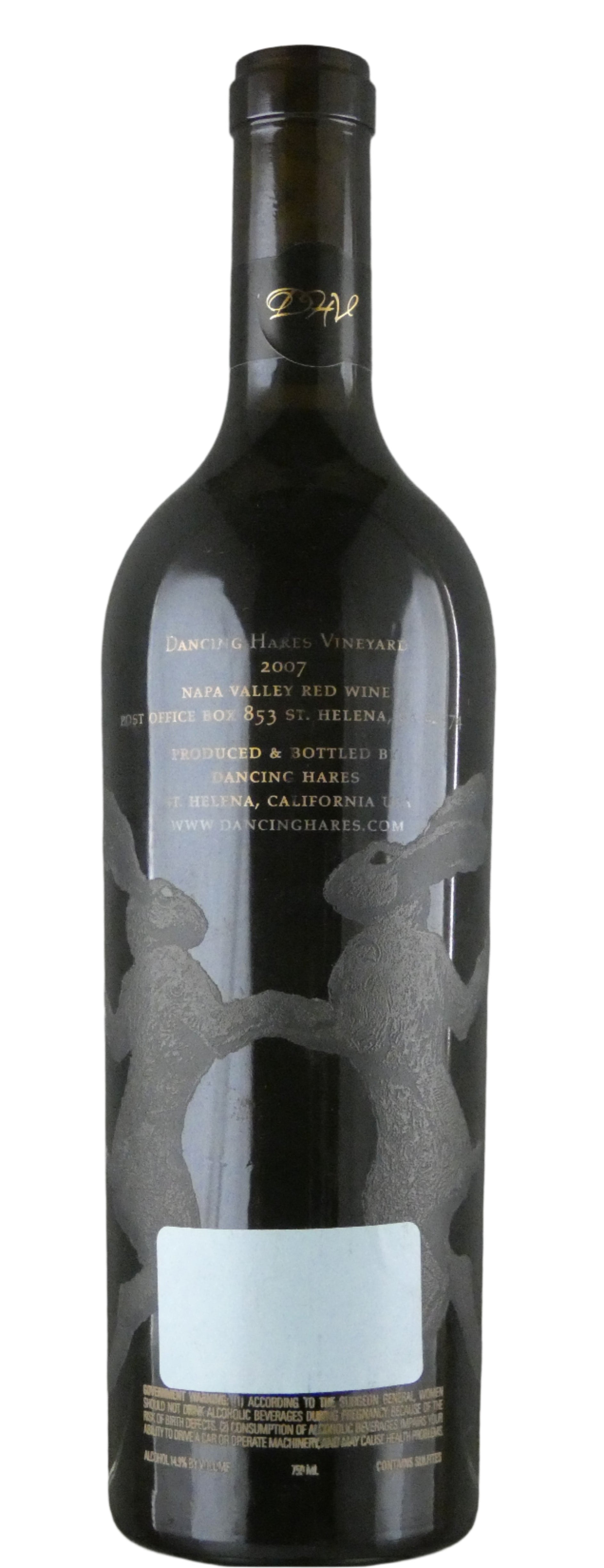 Tuck Beckstoffer Dancing Hares Vineyard Napa Valley Red Bordeaux Blend - 2007 (750ml)
