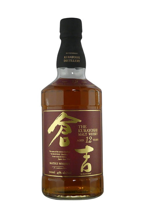 Matsui Whiskey The Matsui Whiskey Kurayoshi 12 yr Pure Malt 92 Proof (750ml)