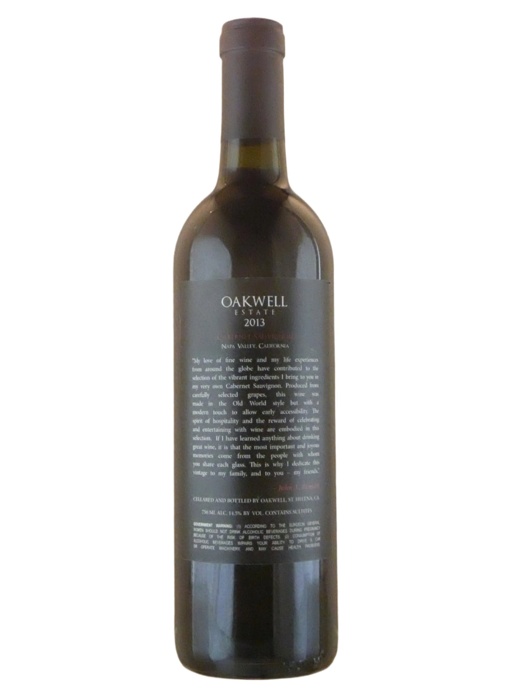 Oakwell Estate Napa Valley - 2013 (750ml)