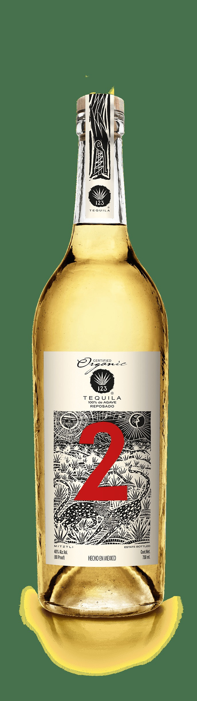 123 Organic Tequila Reposado (375ml)