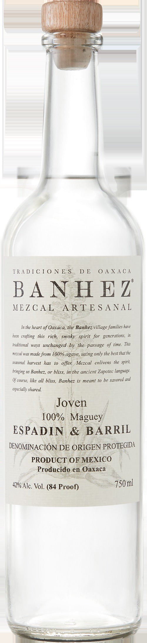 Banhez Espadin Barril Joven (750ml)