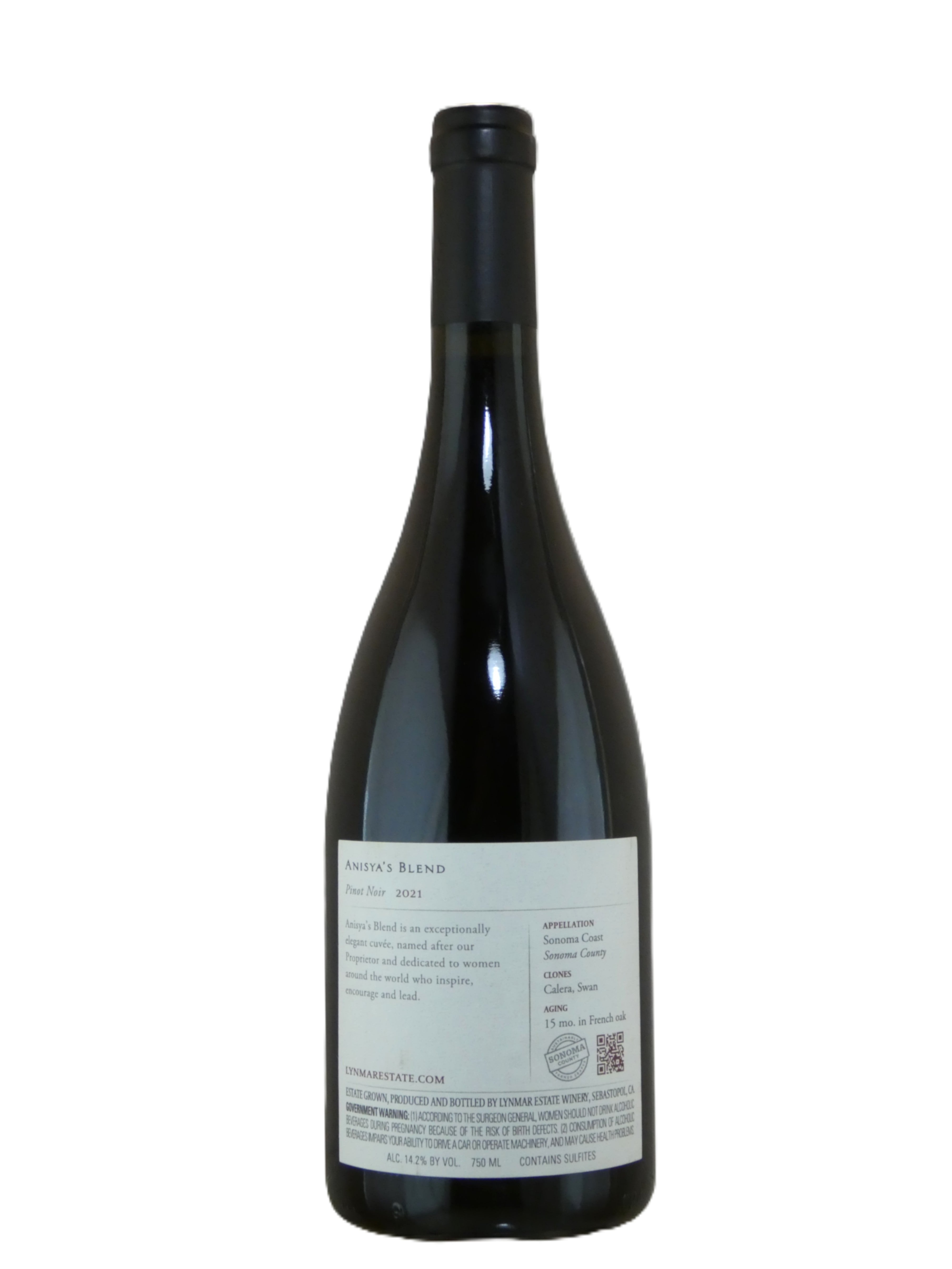 Lynmar Estate Pinot Noir Anisya’s Blend - 2021 (750ml)