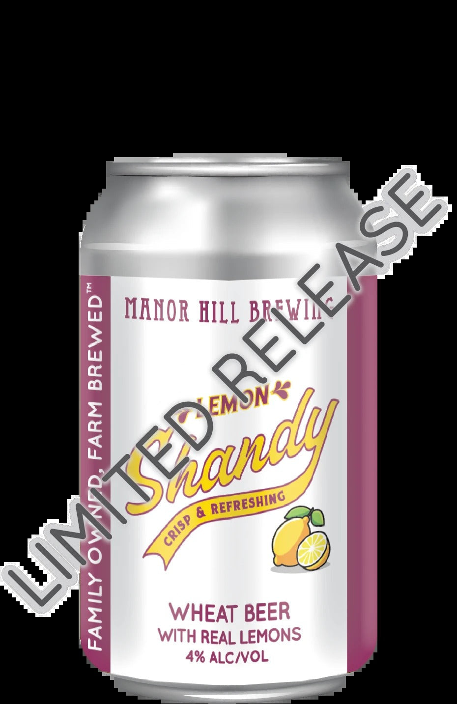 Manor Hill Lemon Shandy (12oz Can 6 Pk)