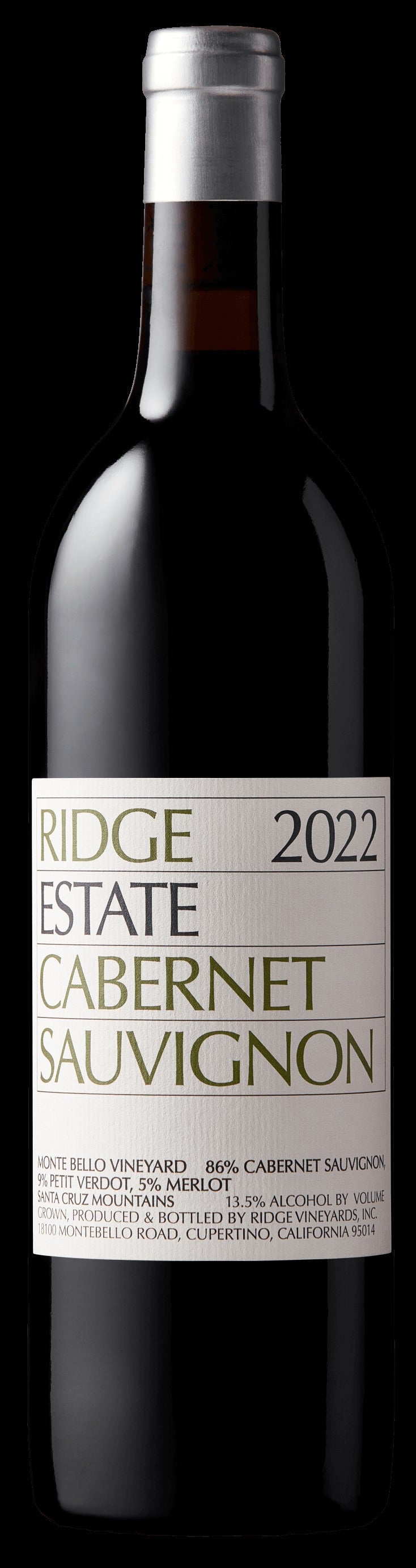 Ridge Estate Cabernet Sauvignon - 2022 (750ml)