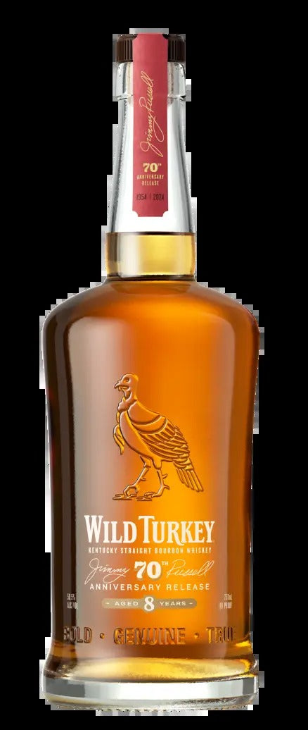 Wild Turkey 70th Anniversary Jimmy Russel 8 year Bourbon (750ml)