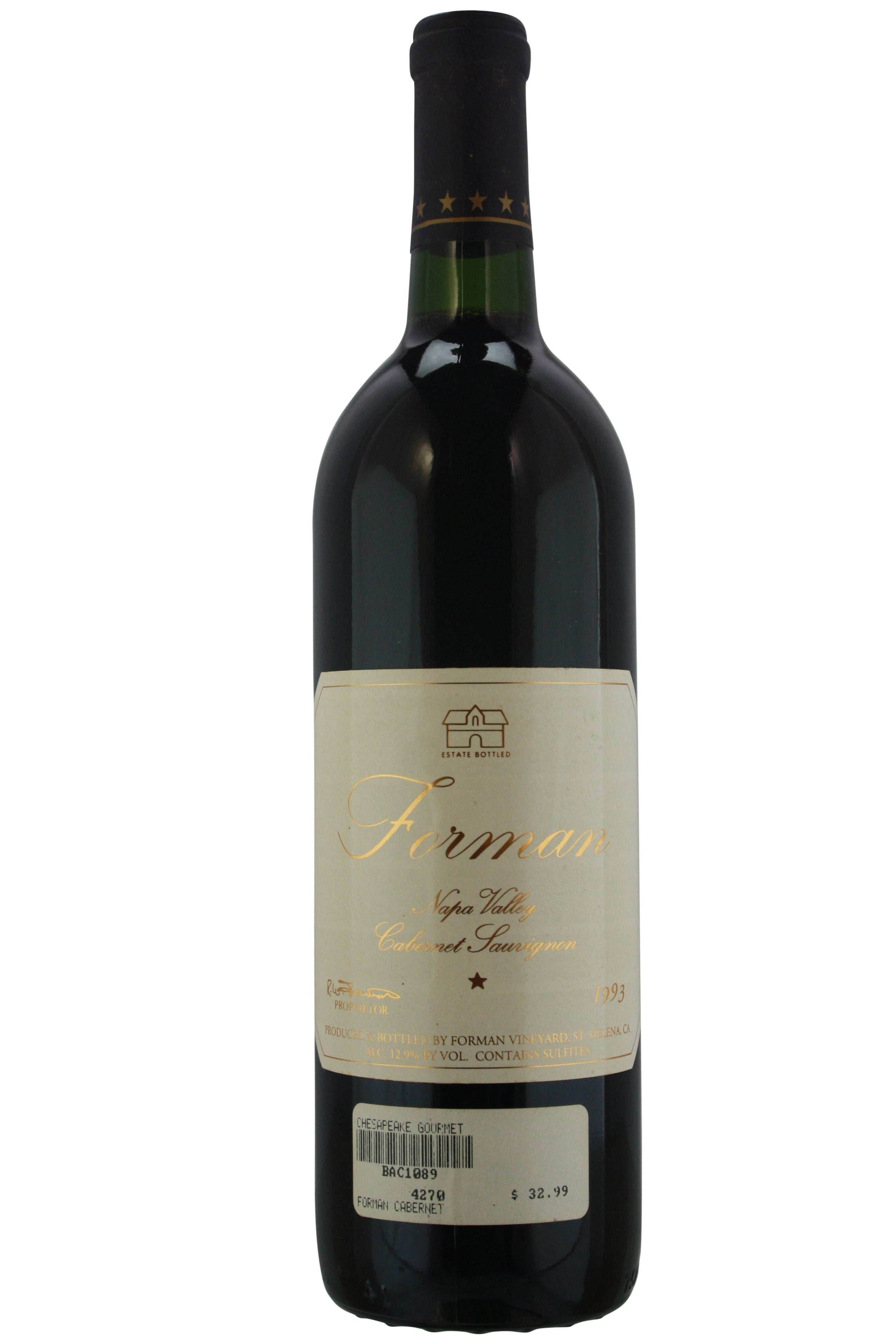 Forman Cabernet Sauvignon - 1991 (750ml)