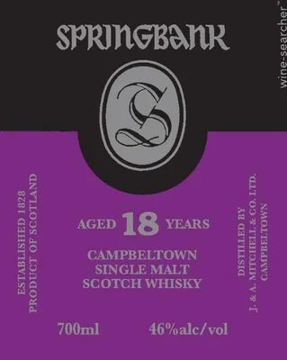 Springbank 18 (700ml)