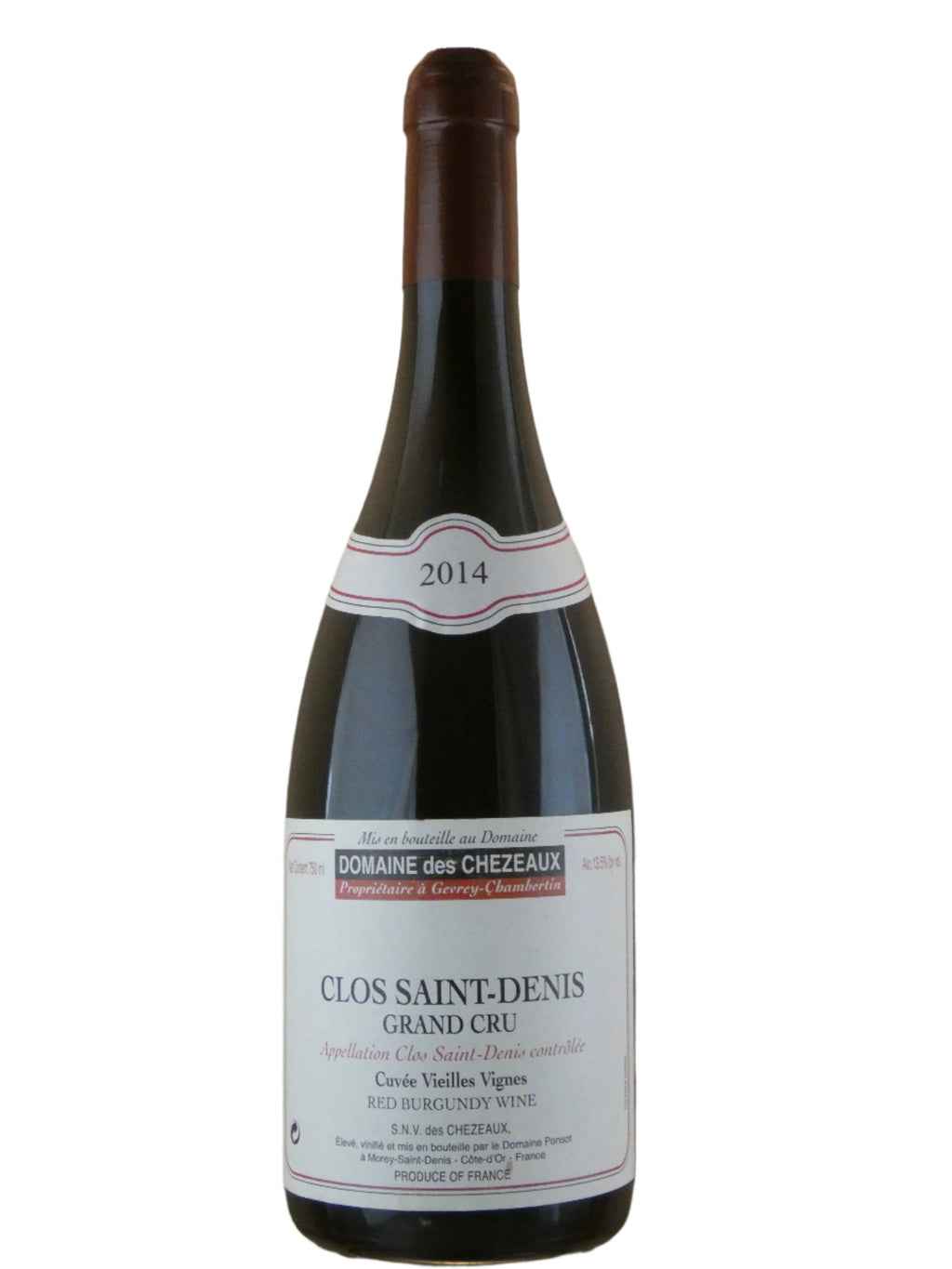 Domaine des Chezeaux Clos St. Denis VV (Ponsot) - 2014 (750ml)