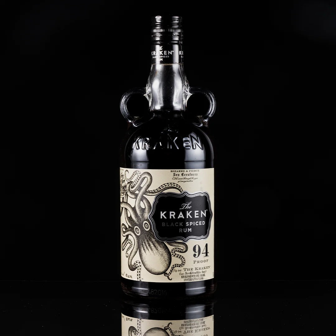 Kraken Black Spiced Rum White Label 94 Proof (750ml)
