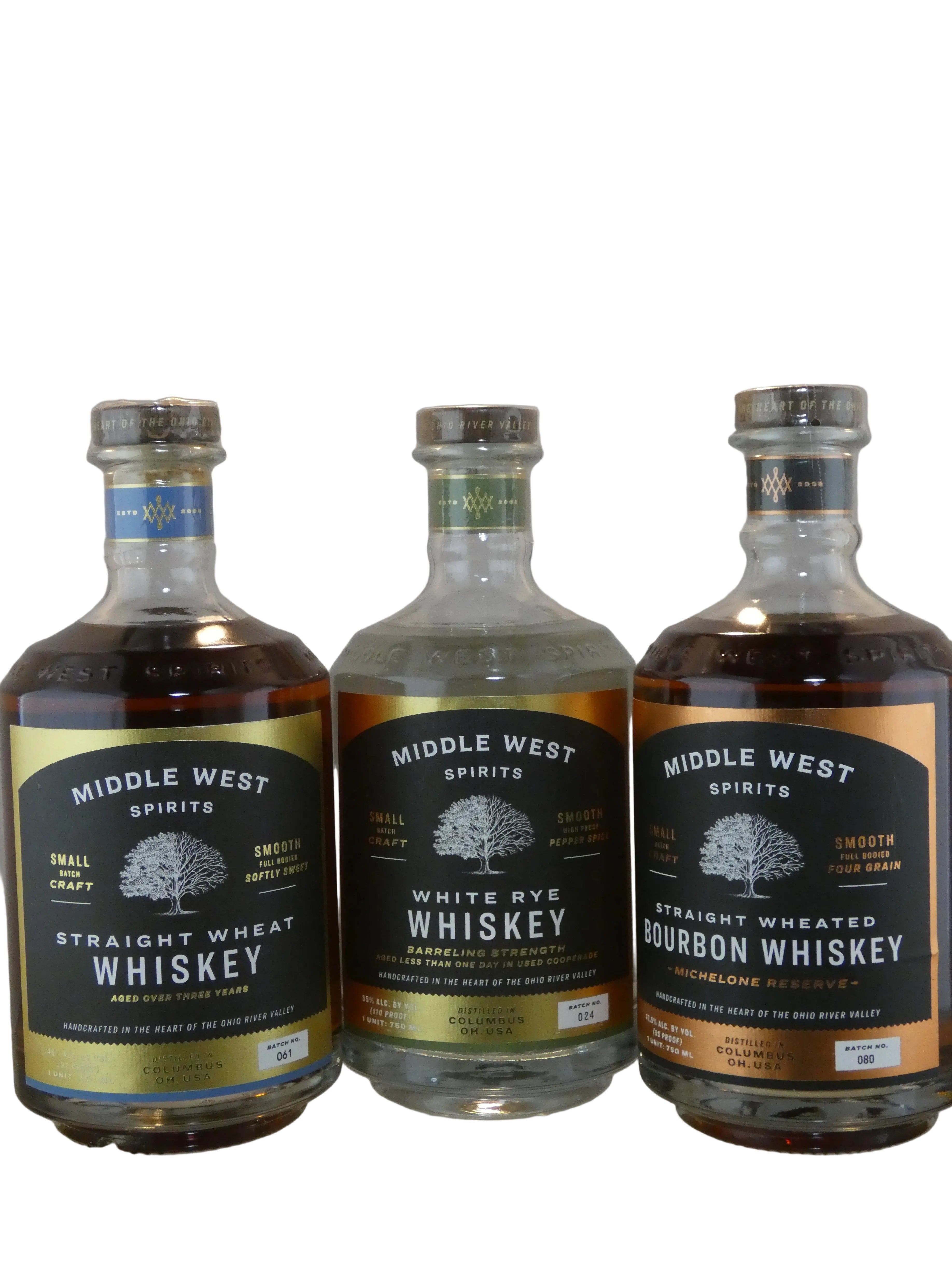 Middle West Spirits 3 Bottle Bundle - (750ml)
