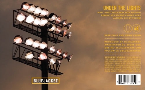Bluejacket Under the Lights West Coast IPA (16oz Can 4pk)