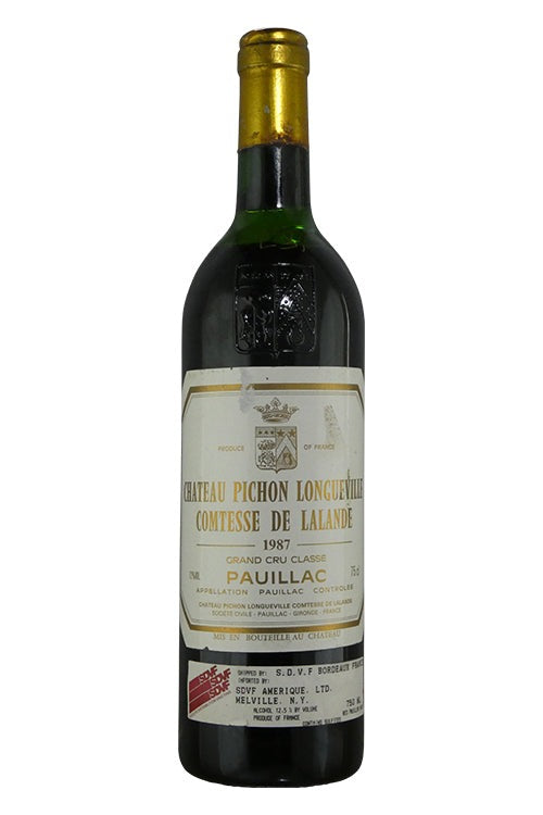 Pichon Longueville Comtesse de Lalande High Shoulder Fill - 1987 (750ml)