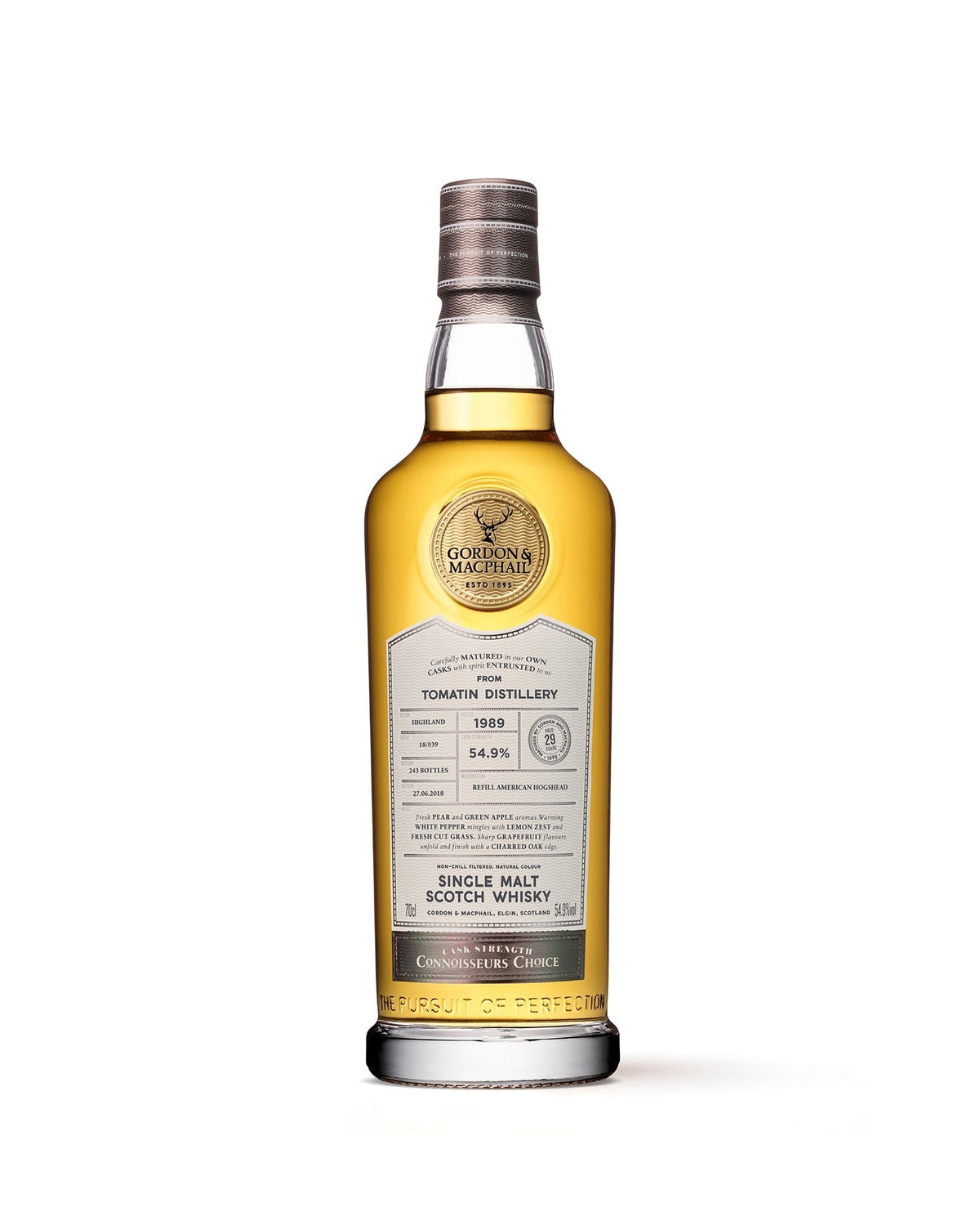 Gordon & MacPhail Connoisseurs Choice Upper Tomatin 32-Year (109 Prf) 1989 (700ml)