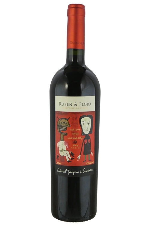 Vina Tinajas Ruben & Flora Cabernet Sauvignon & Carmenere - 2022 (750ml)