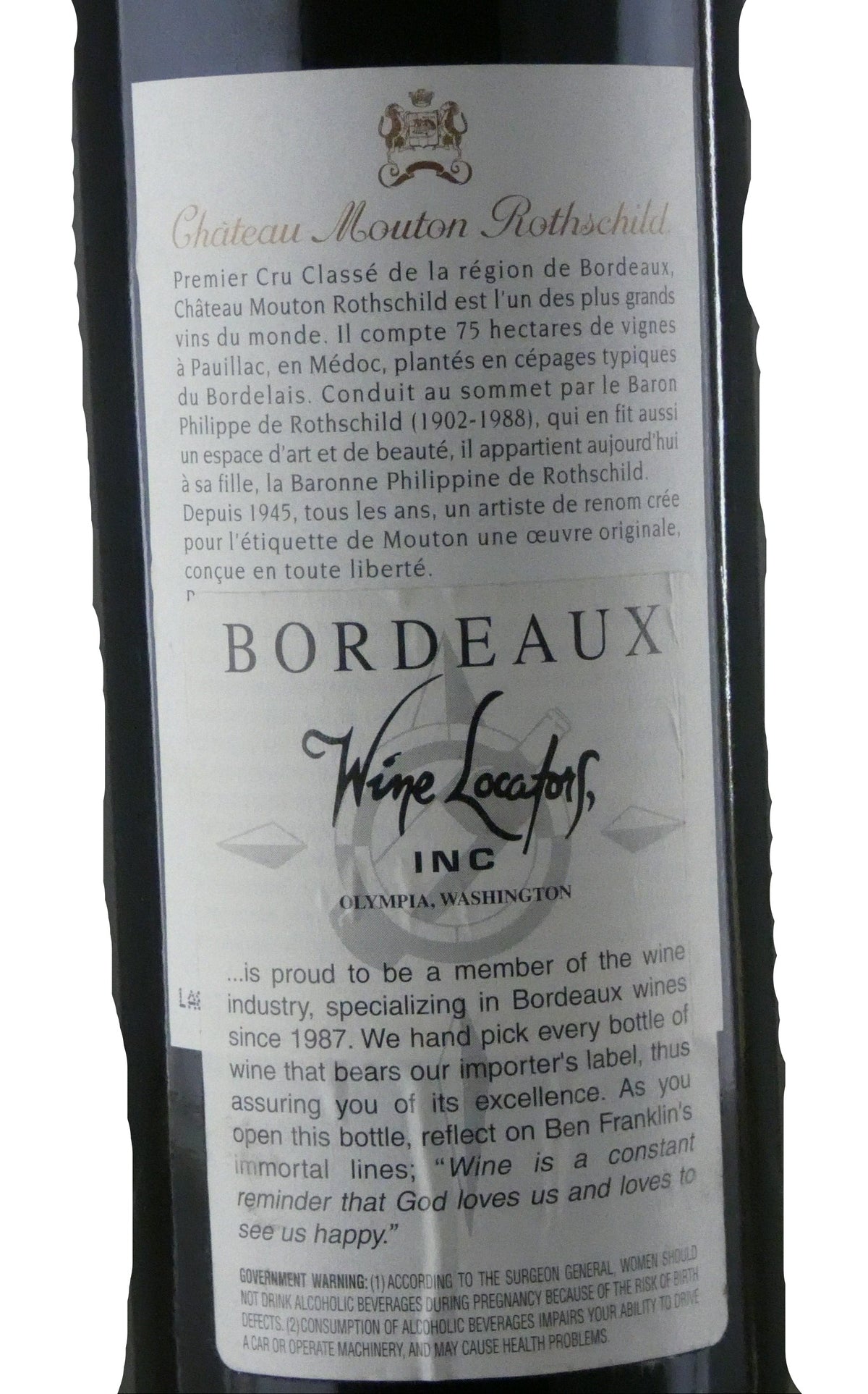 Mouton Rothschild - 1999 (750ml)