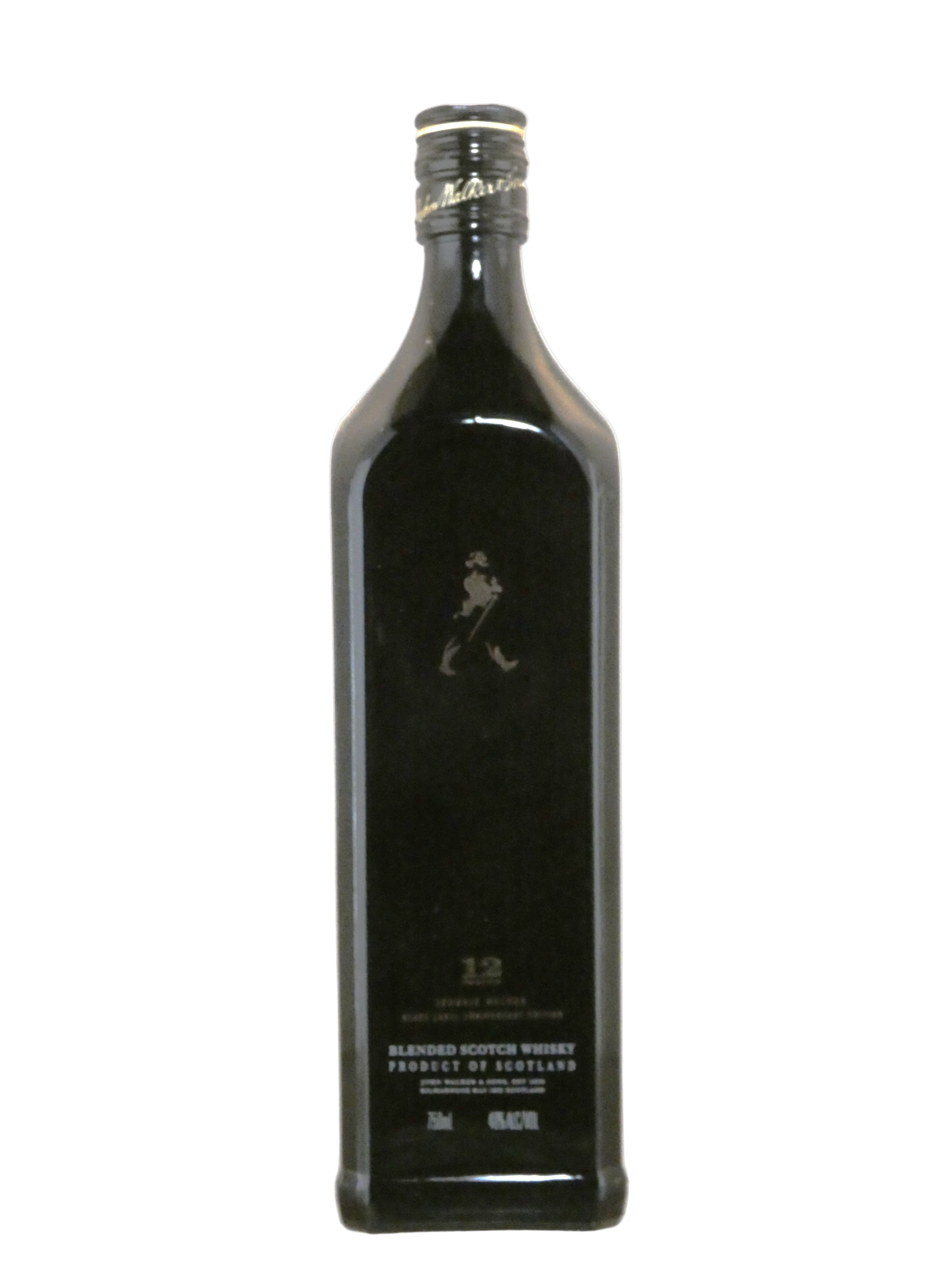 Johnny Walker & Sons 12 Year Black Label Anniversary Edition Blended Scotch Whisky 1908-2008 (750ml)