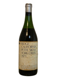 Ridge Vineyards York Creek Petite Sirah(Mid-Shoulder fill)- 1971 (750ml)