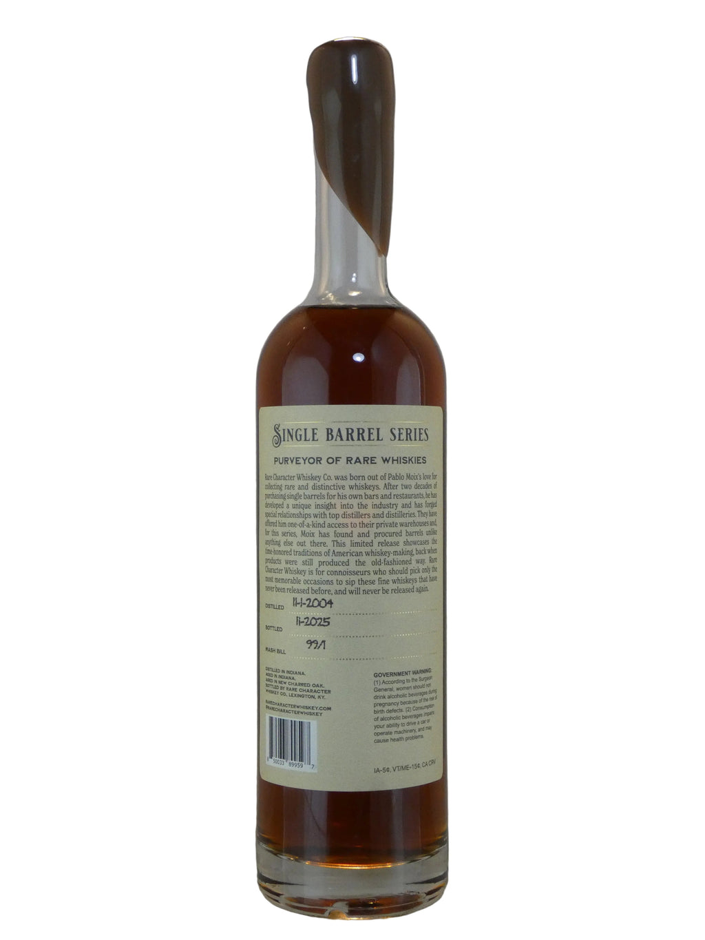 Rare Character 21-Year Light Whiskey Schneider's Barrel 146.37 Proof (750ml)