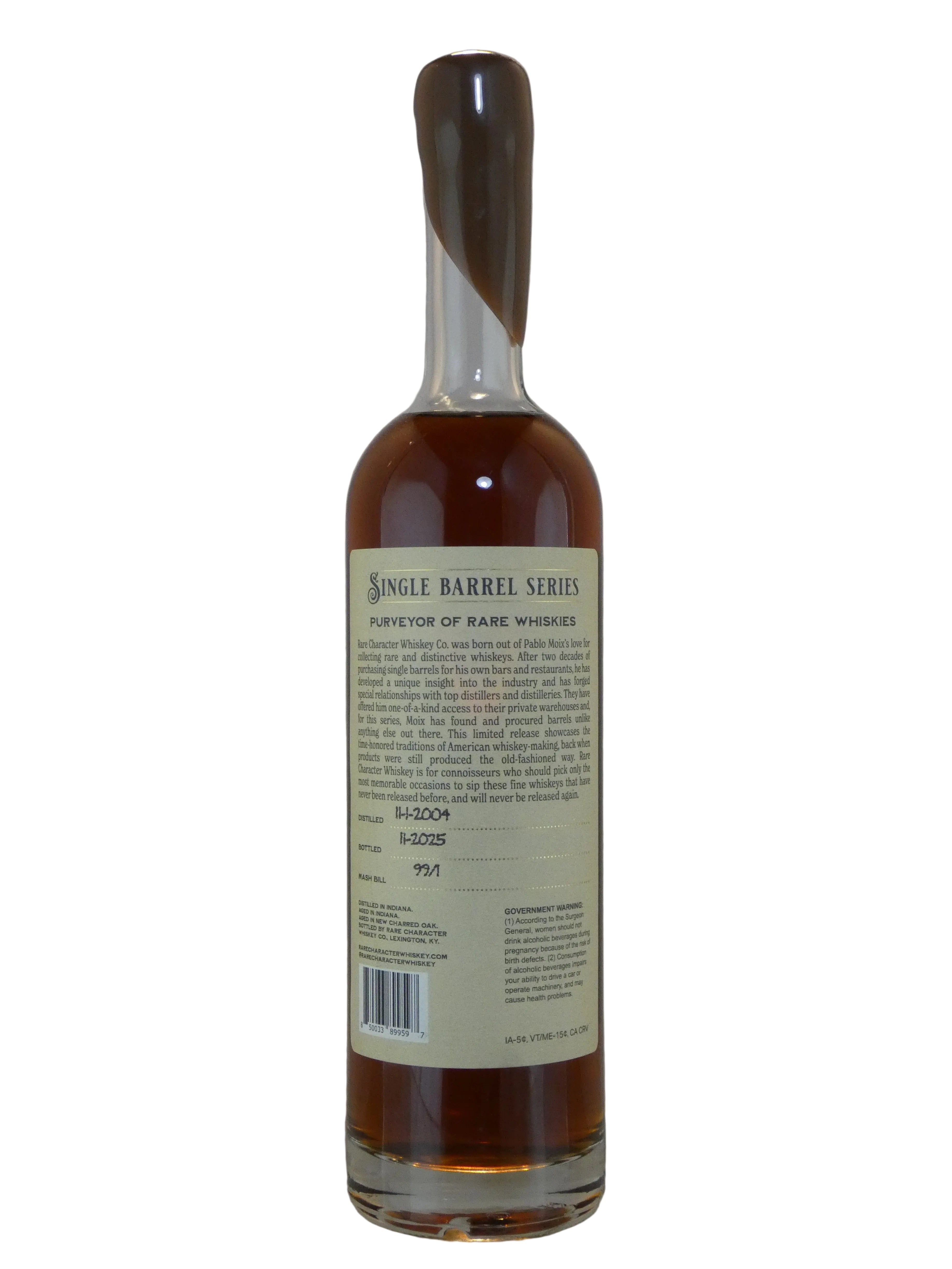 Rare Character 21-Year Light Whiskey Schneider's Barrel 146.37 Proof (750ml)
