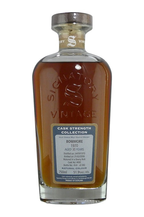 Bowmore Signatory Vintage 35-Year Sherry Butt - 1970 (750ml)