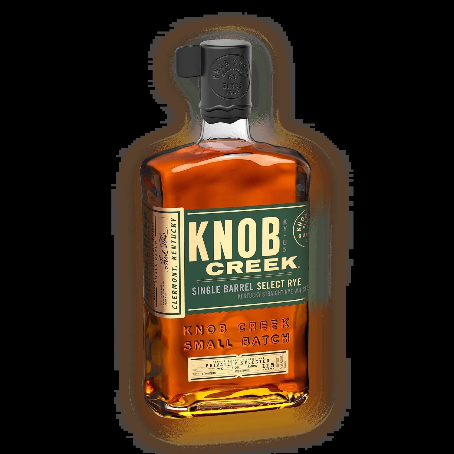 Knob Creek Single Barrel Rye Thompson Barrel Pick 115 Proof (750ml)