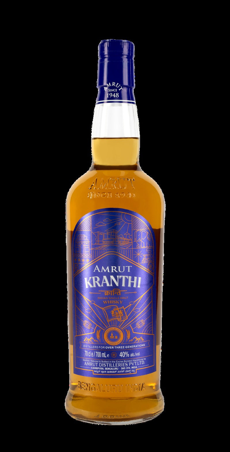 Amrut Kranthi Single Malt Whiskey (750ml)