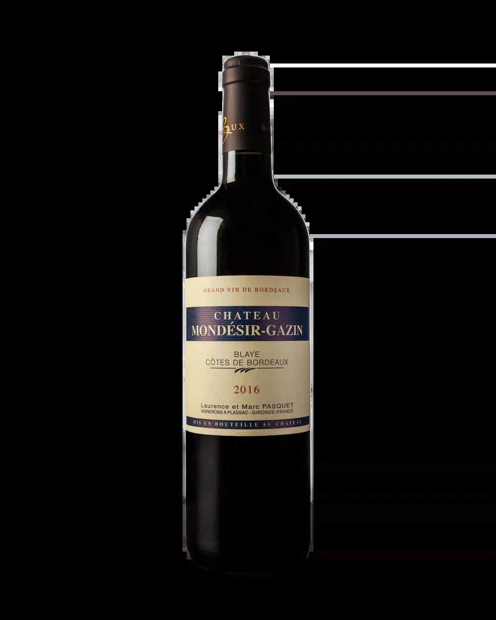 Chateau Mondesir Blaye Cotes de Bordeaux - 2019 (750ml)