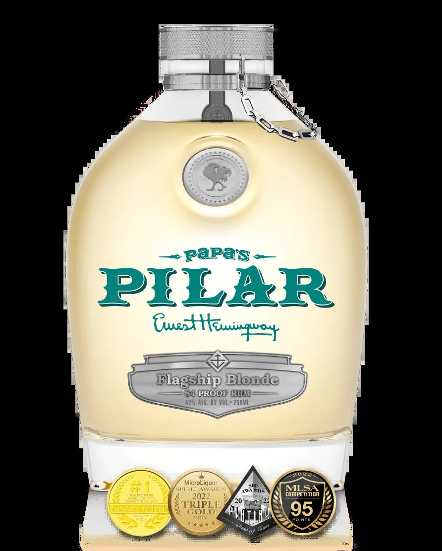 Papa's Pilar Flagship Blonde 84 Proof Rum (750ml)