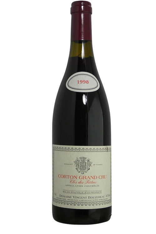 Vincent Bouzereau Corton Grand Cru Clos des Fietres - 1998 (750ml)