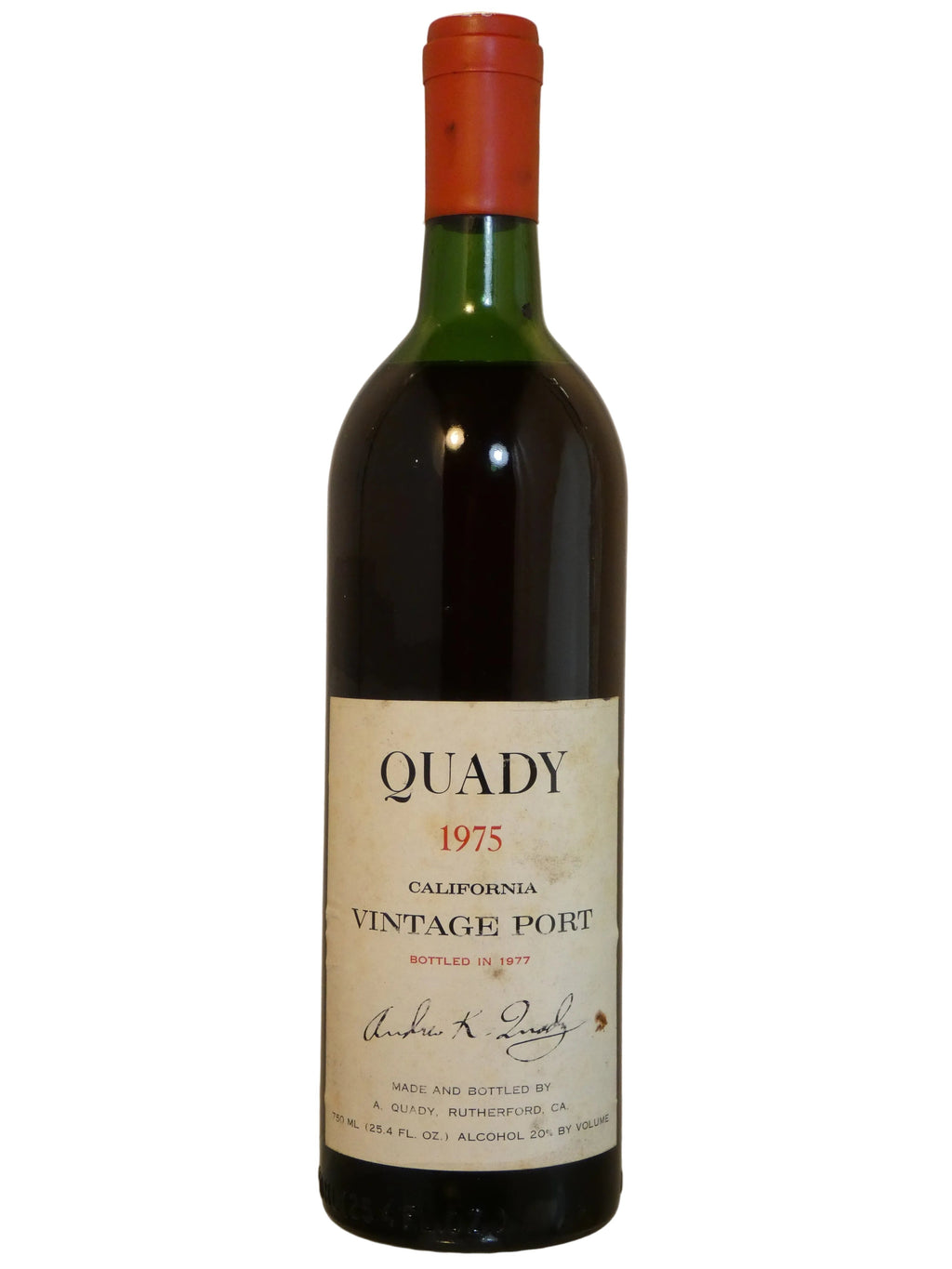 Quady Vintage Port California (High Shoulder) - 1975 (750ml)