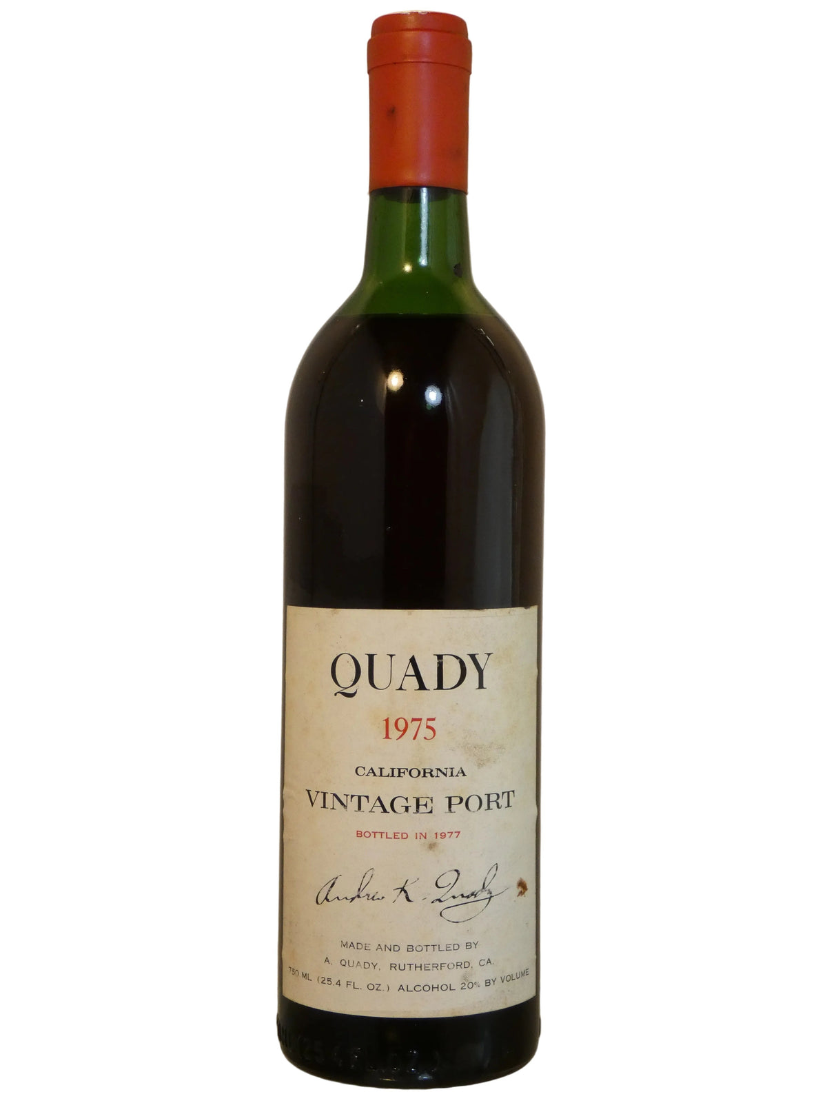 Quady Vintage Port California (High Shoulder) - 1975 (750ml)